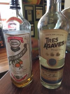 Pierre Ferrand Dry Curacao and Tres Agaves Tequila